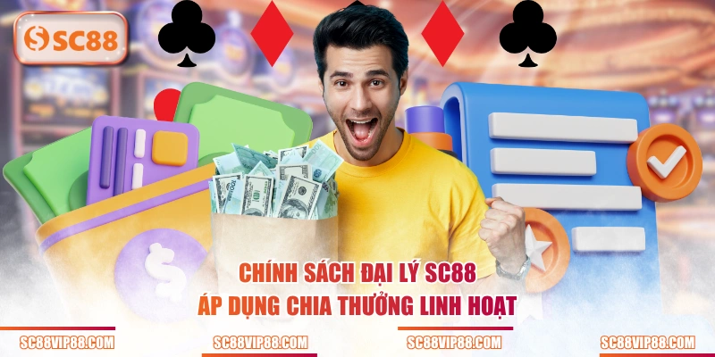 Chính sách đại lý SC88 áp dụng chia thưởng linh hoạt